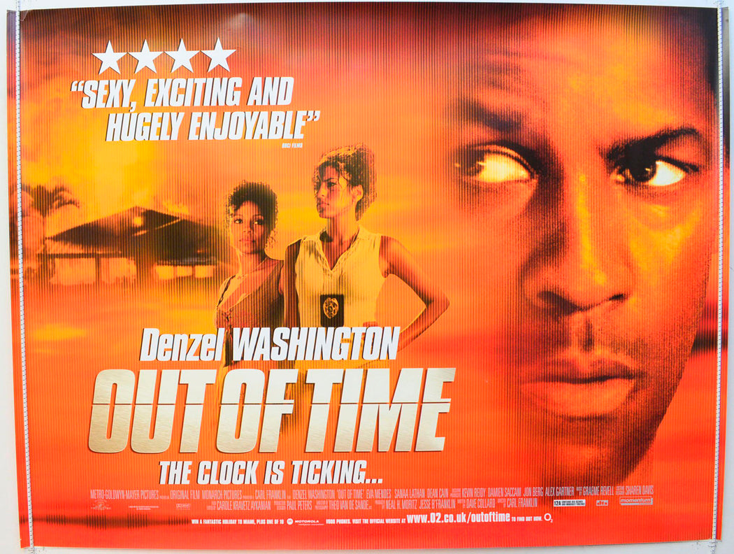 Out Of Time Original British Quad Poster - Film Poster - Movie Poster