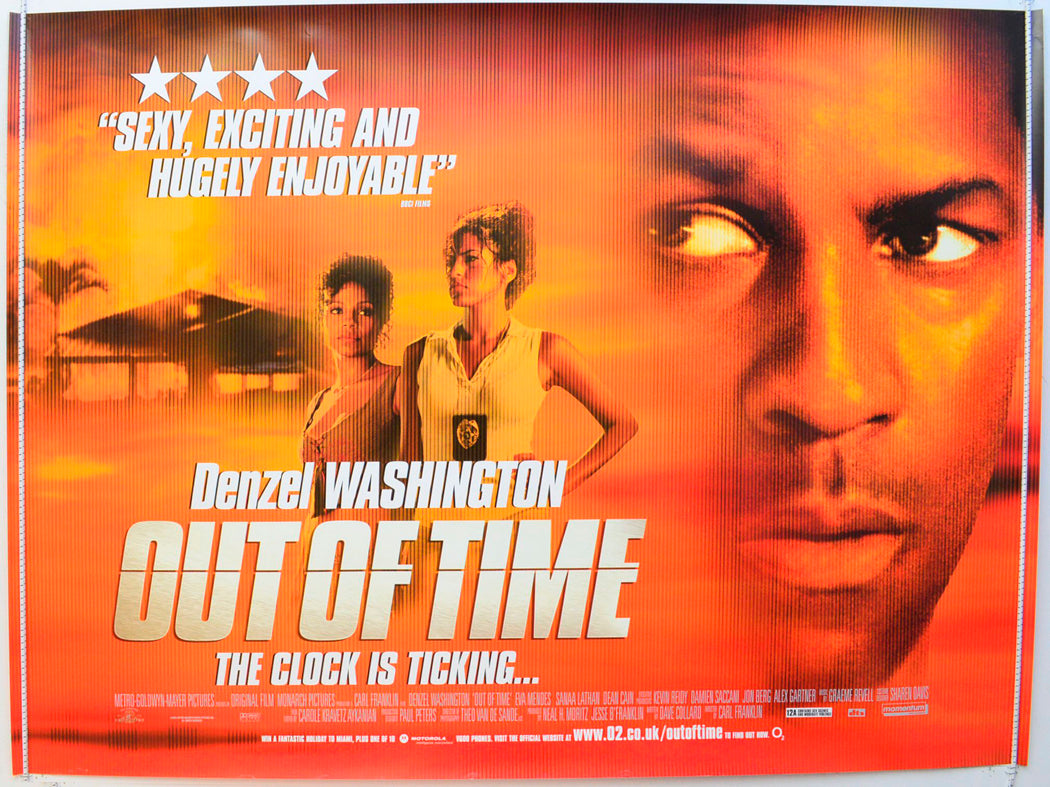 Out Of Time Original British Quad Poster - Film Poster - Movie Poster