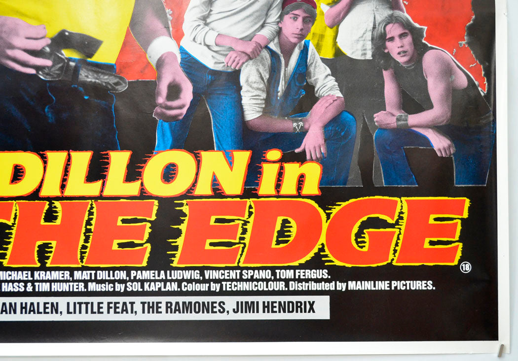 OVER THE EDGE (Bottom Right) Cinema Quad Movie Poster