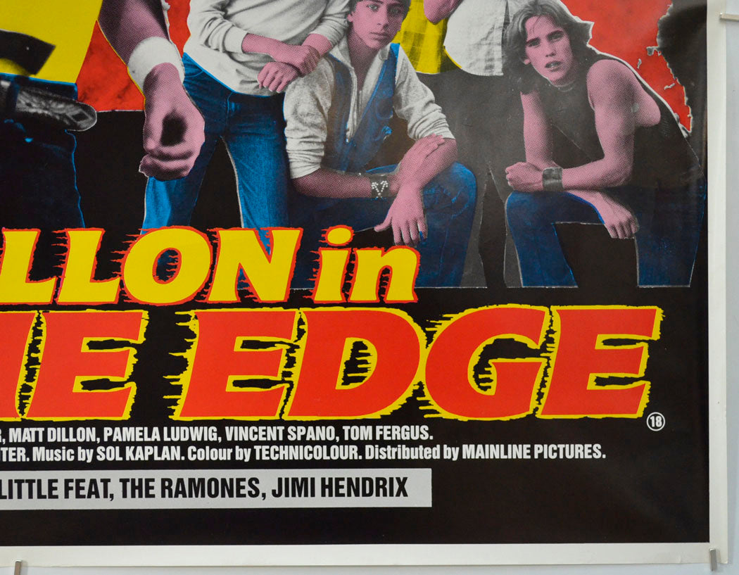 OVER THE EDGE (Bottom Right) Cinema Quad Movie Poster
