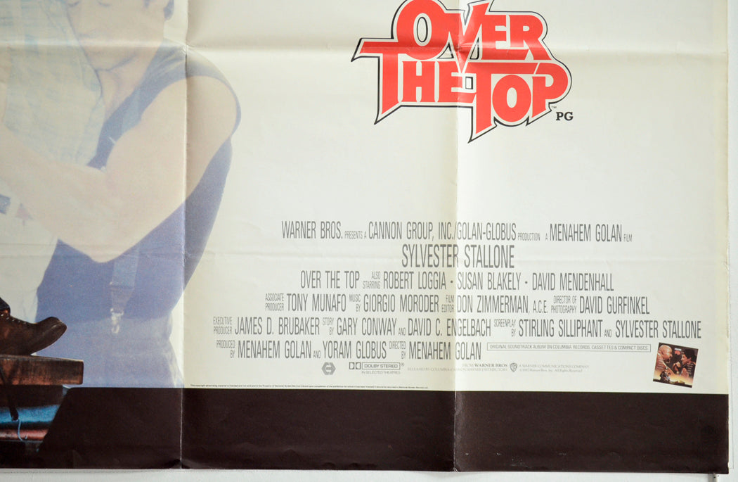 OVER THE TOP (Bottom Right) Cinema Quad Movie Poster