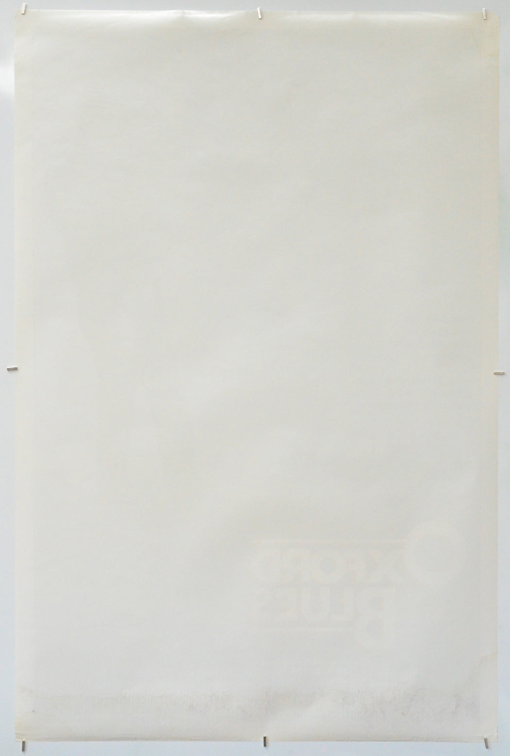 Oxford Blues (Back) Cinema One Sheet Movie Poster