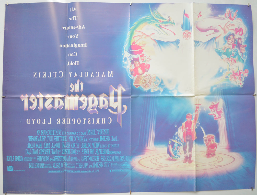 THE PAGEMASTER (Back) Cinema Quad Movie Poster