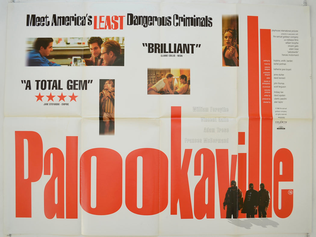 Palookaville Original Quad Poster - Film Poster - Movie Poster