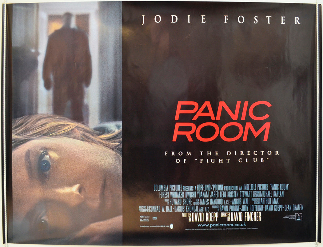 Panic Room Original Quad Poster - Film Poster - Movie Poster