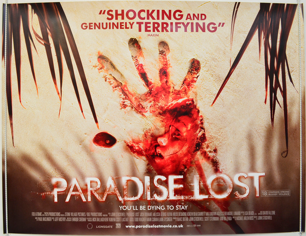 Paradise Lost (a.k.a. Turistas) Original Quad Poster - Film Poster - Movie Poster