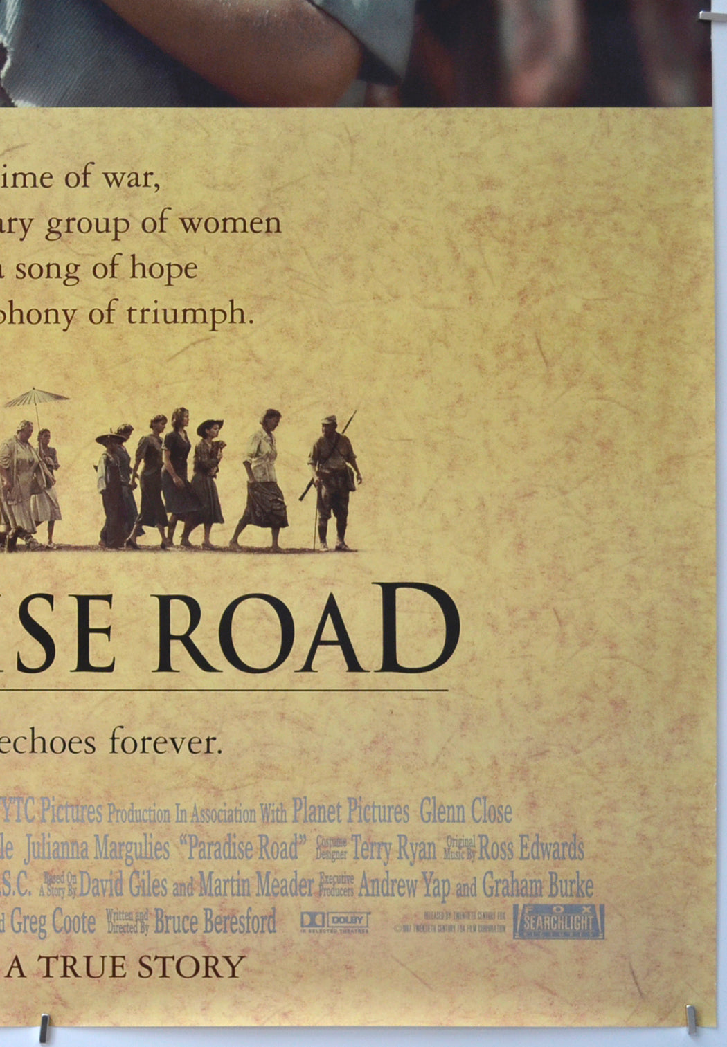 PARADISE ROAD (Bottom Right) Cinema One Sheet Movie Poster