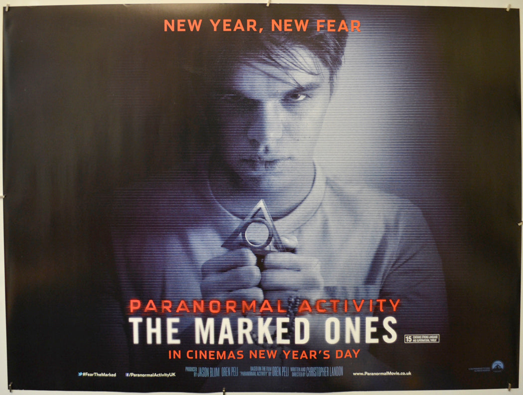 Paranormal Activity : The Marked Ones Original Quad Poster - Film Poster - Movie Poster