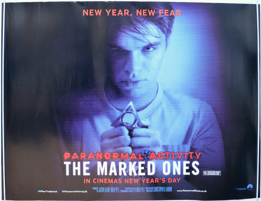 Paranormal Activity : The Marked Ones Original British Quad Poster - Film Poster - Movie Poster