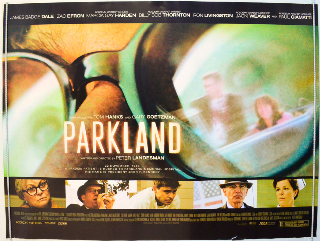 Parkland Original British Quad Poster - Film Poster - Movie Poster