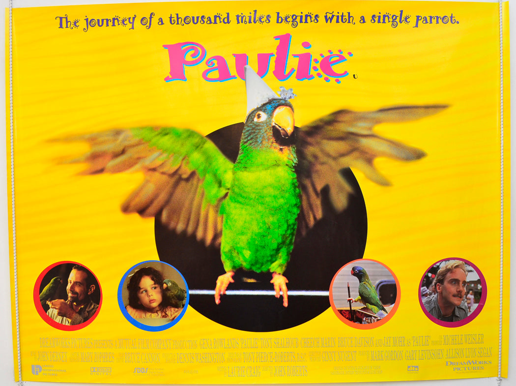 Paulie Original Quad Poster - Film Poster - Movie Poster