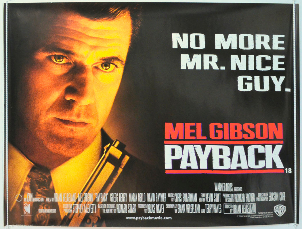 Payback Original British Quad Poster - Film Poster - Movie Poster