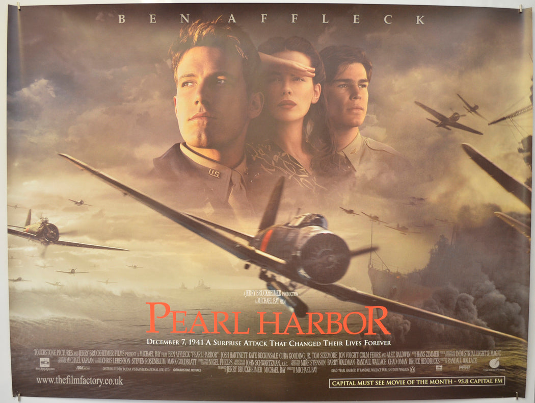 Pearl Harbor Original Quad Poster - Film Poster - Movie Poster