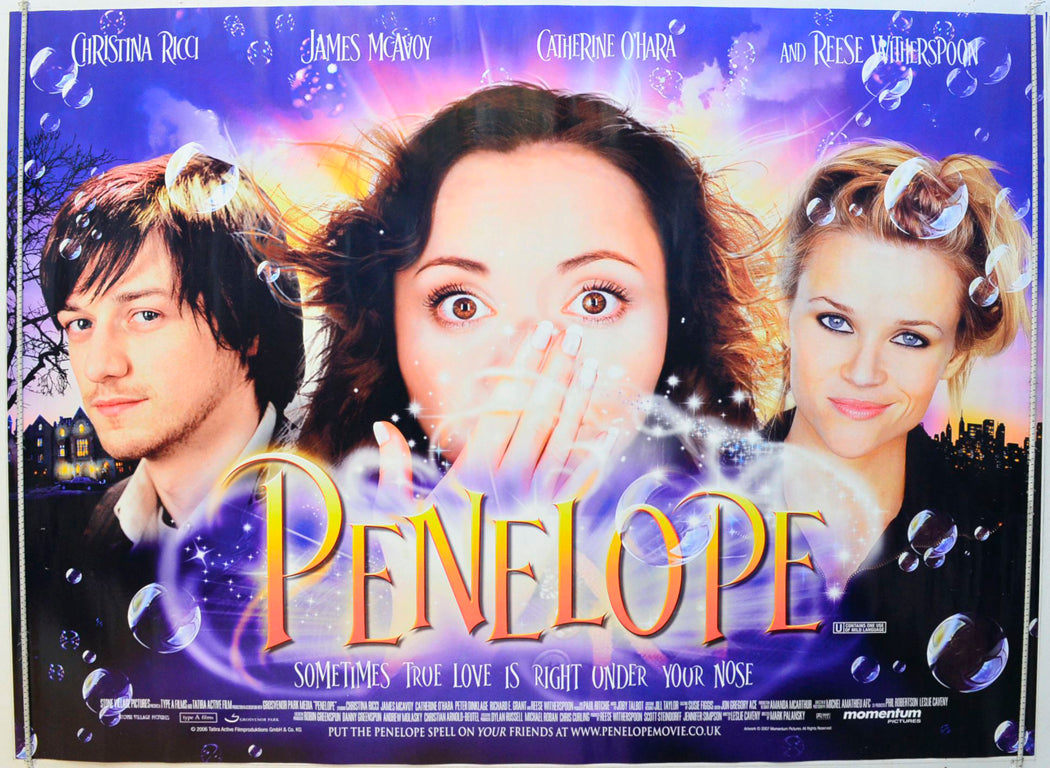 Penelope Original British Quad Poster - Film Poster - Movie Poster