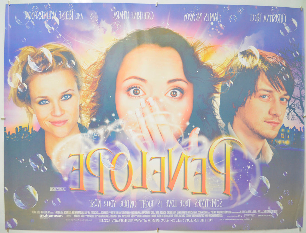 PENELOPE (Back) Cinema Quad Movie Poster