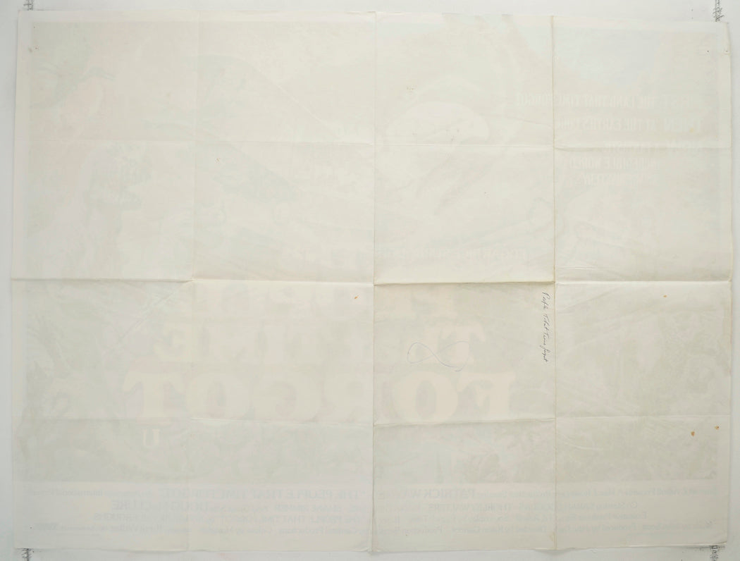 THE PEOPLE THAT TIME FORGOT (Back) Cinema Quad Movie Poster