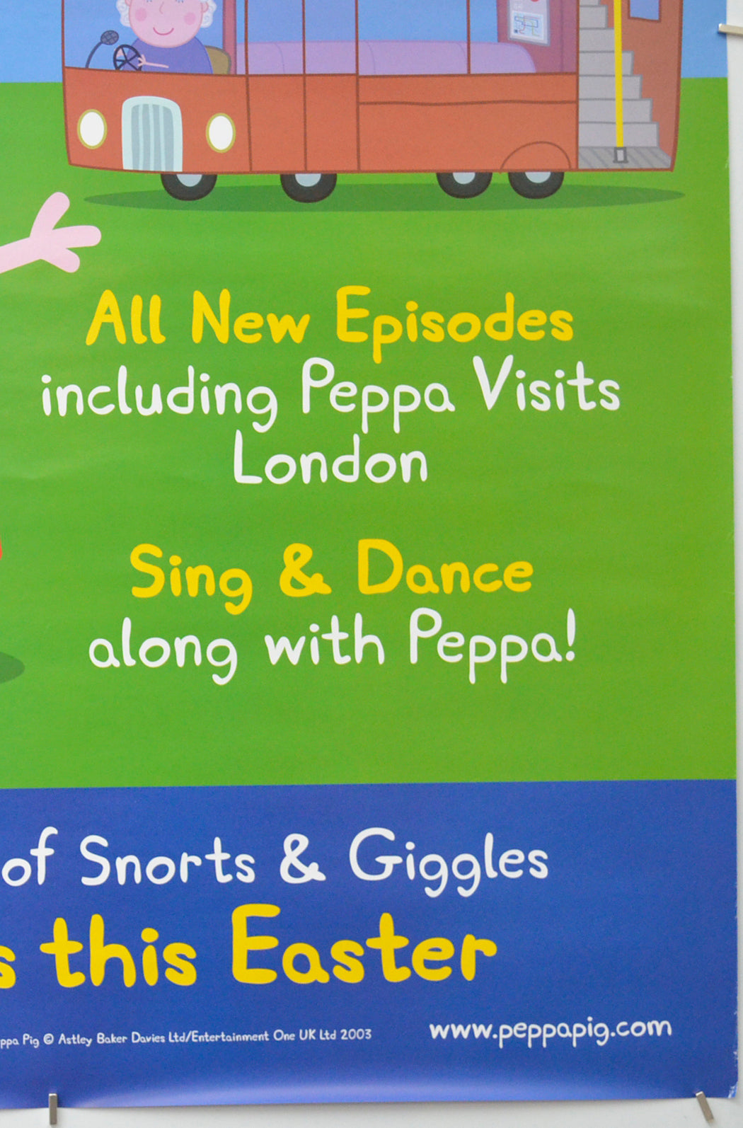 PEPPA PIG: MY FIRST CINEMA EXPERIENCE (Bottom Right) Cinema One Sheet Movie Poster