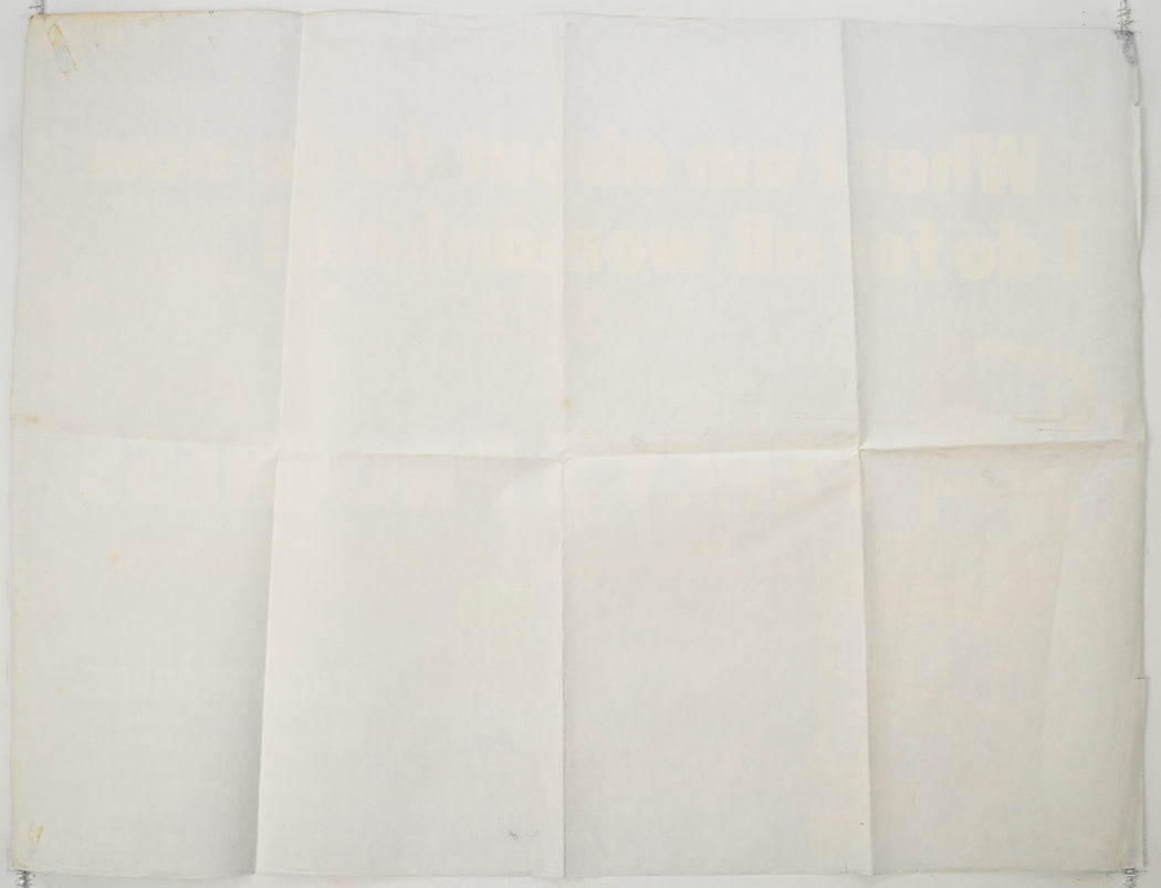 PERCY’S PROGRESS (Back) Cinema Quad Movie Poster