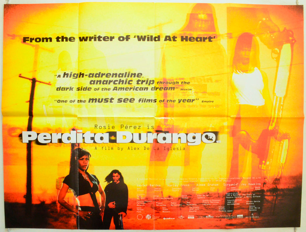 Perdita Durango (a.k.a. Dance With The Devil) Original British Quad Poster - Film Poster - Movie Poster