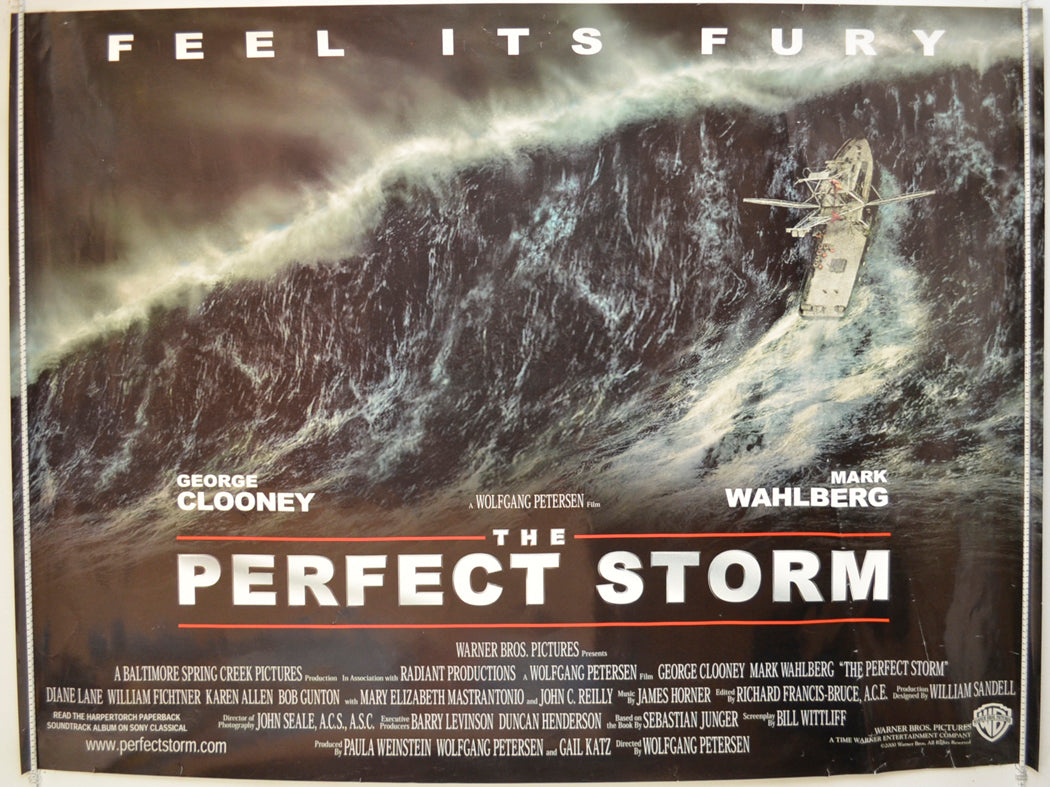 The Perfect Storm Original Quad Poster - Film Poster - Movie Poster