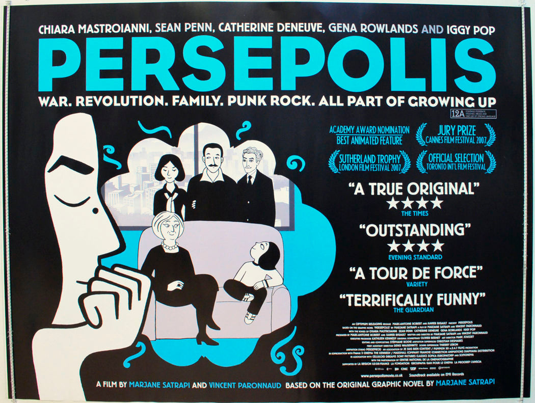Persepolis Original British Quad Poster - Film Poster - Movie Poster