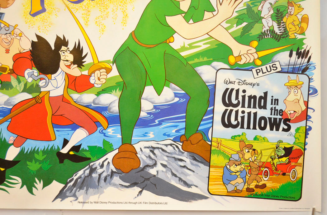 PETER PAN (Bottom Right) Cinema Quad Movie Poster