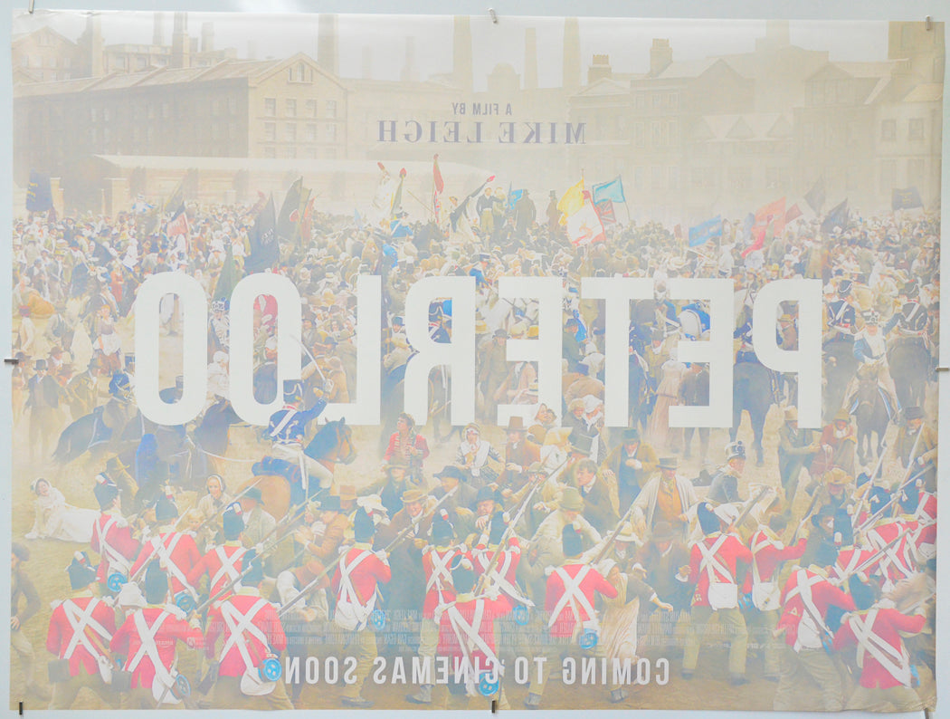 Peterloo (Back) Cinema Quad Movie Poster