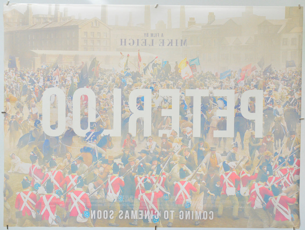 Peterloo (Back) Cinema Quad Movie Poster