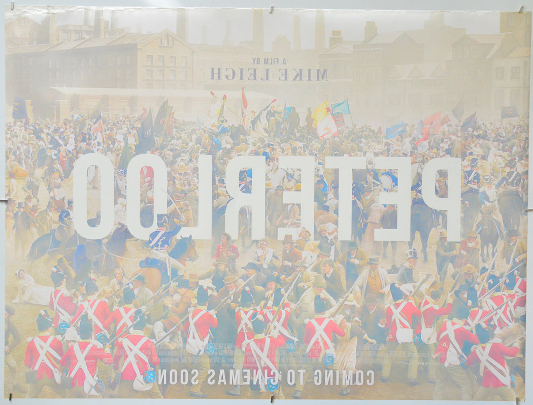 Peterloo (Back) Cinema Quad Movie Poster