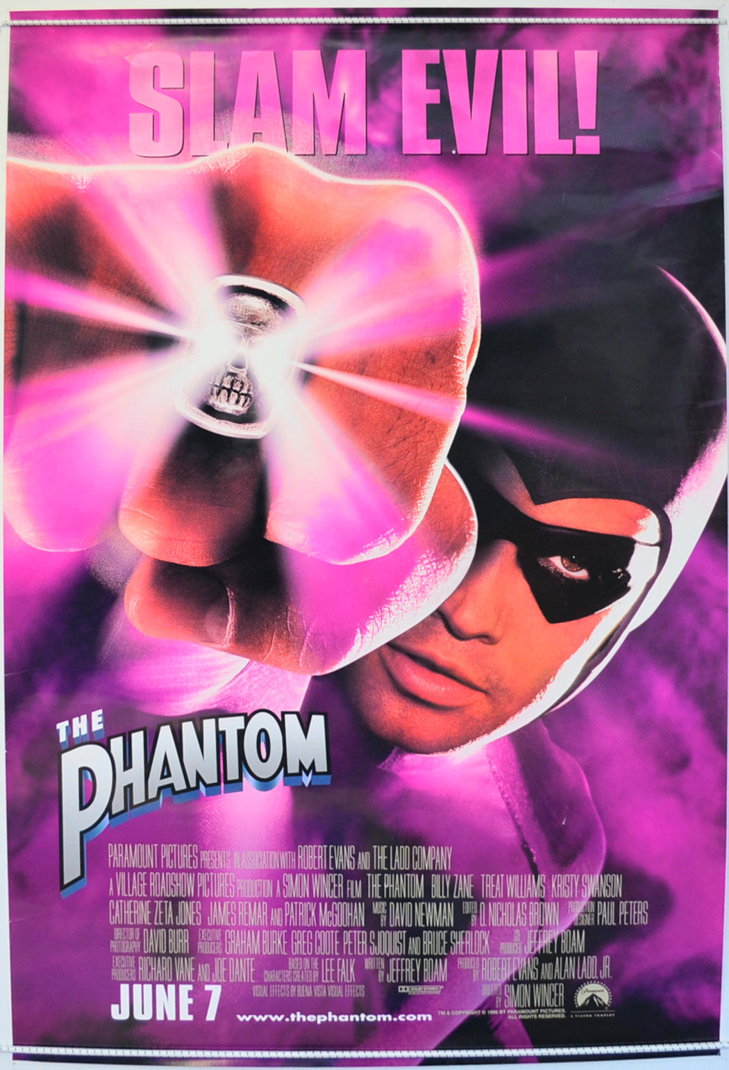 The Phantom Original One Sheet Poster - Film Poster - Movie Poster