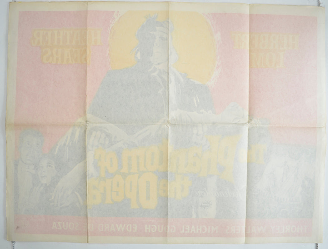 THE PHANTOM OF THE OPERA (Back) Cinema Quad Movie Poster