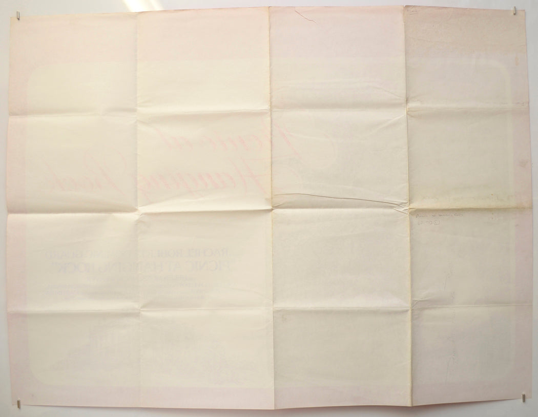 PICNIC AT HANGING ROCK (Back) Cinema Quad Movie Poster