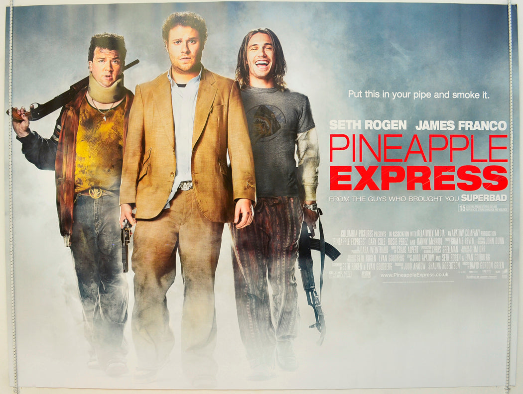 Pineapple Express Original Quad Poster - Film Poster - Movie Poster