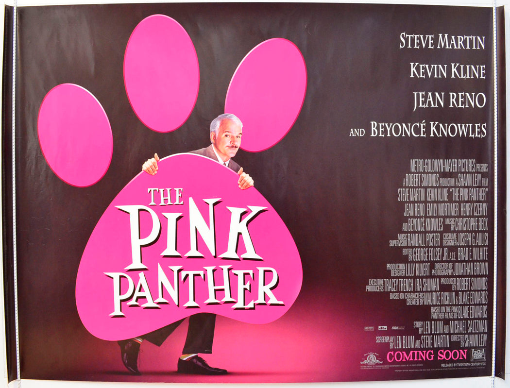 The Pink Panther (Teaser / Advance Version) Original British Quad Poster - Film Poster - Movie Poster