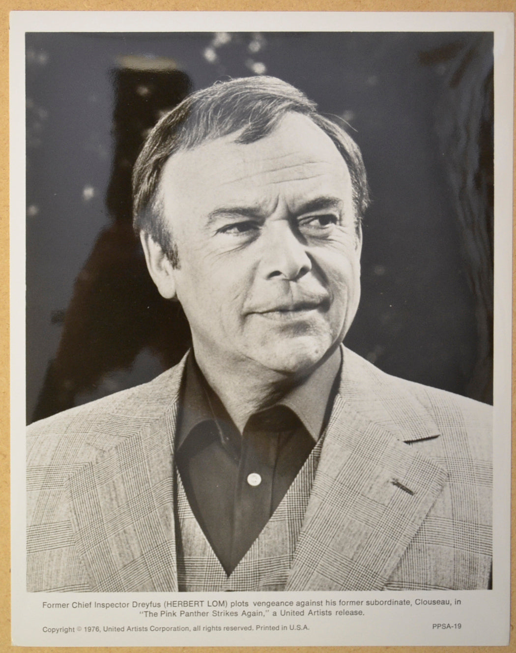 THE PINK PANTHER STRIKES AGAIN (Still 2) Cinema Black and White Press Stills