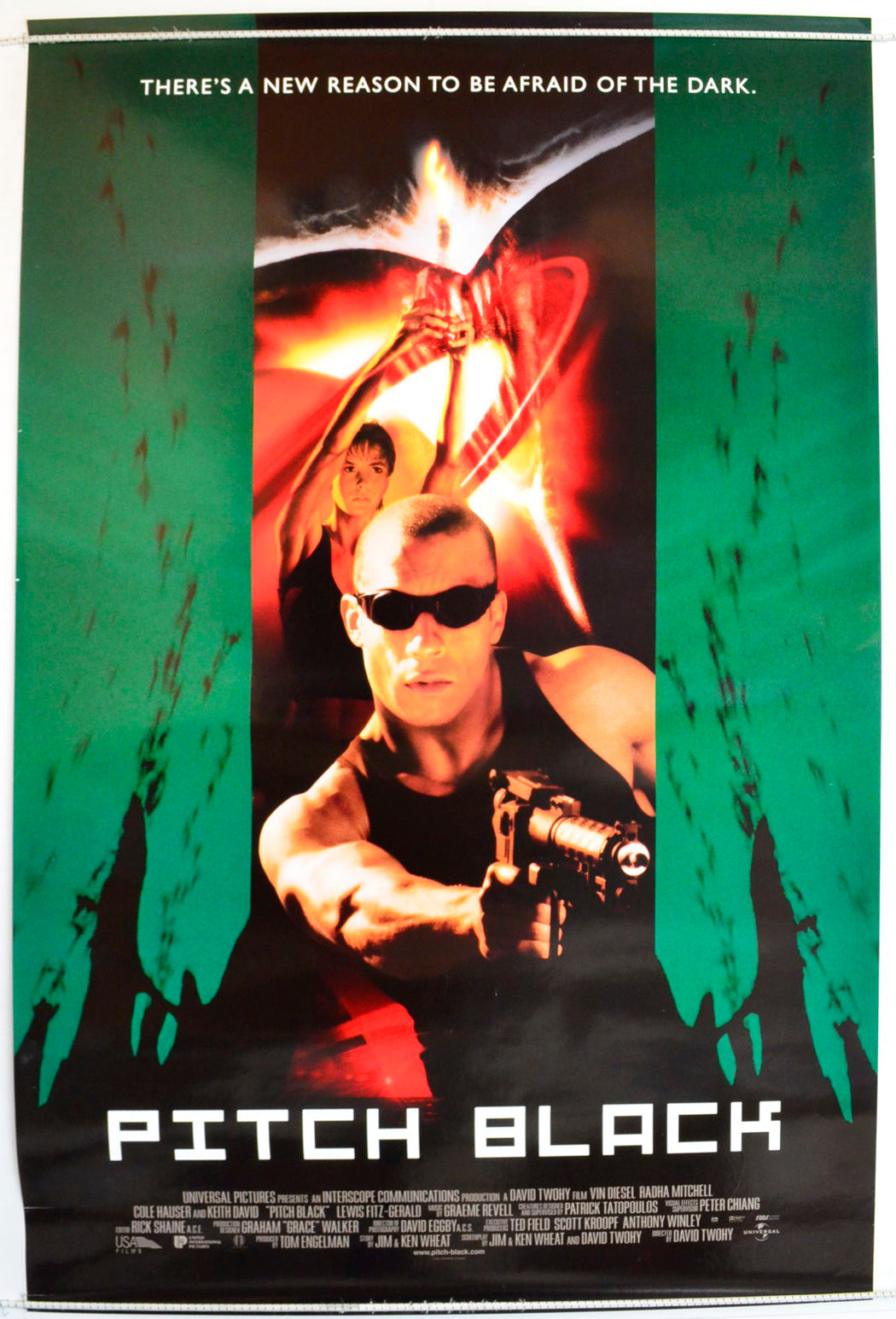 Pitch Black Original One Sheet Poster - Film Poster - Movie Poster