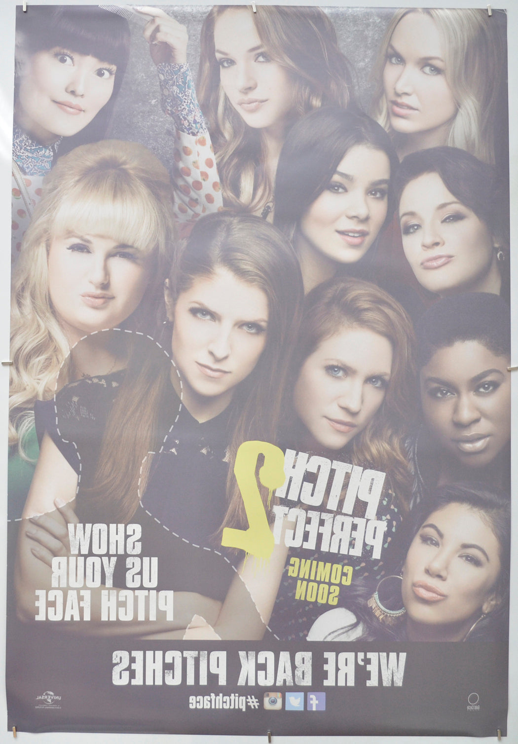 PITCH PERFECT 2 (Back) Cinema One Sheet Movie Poster