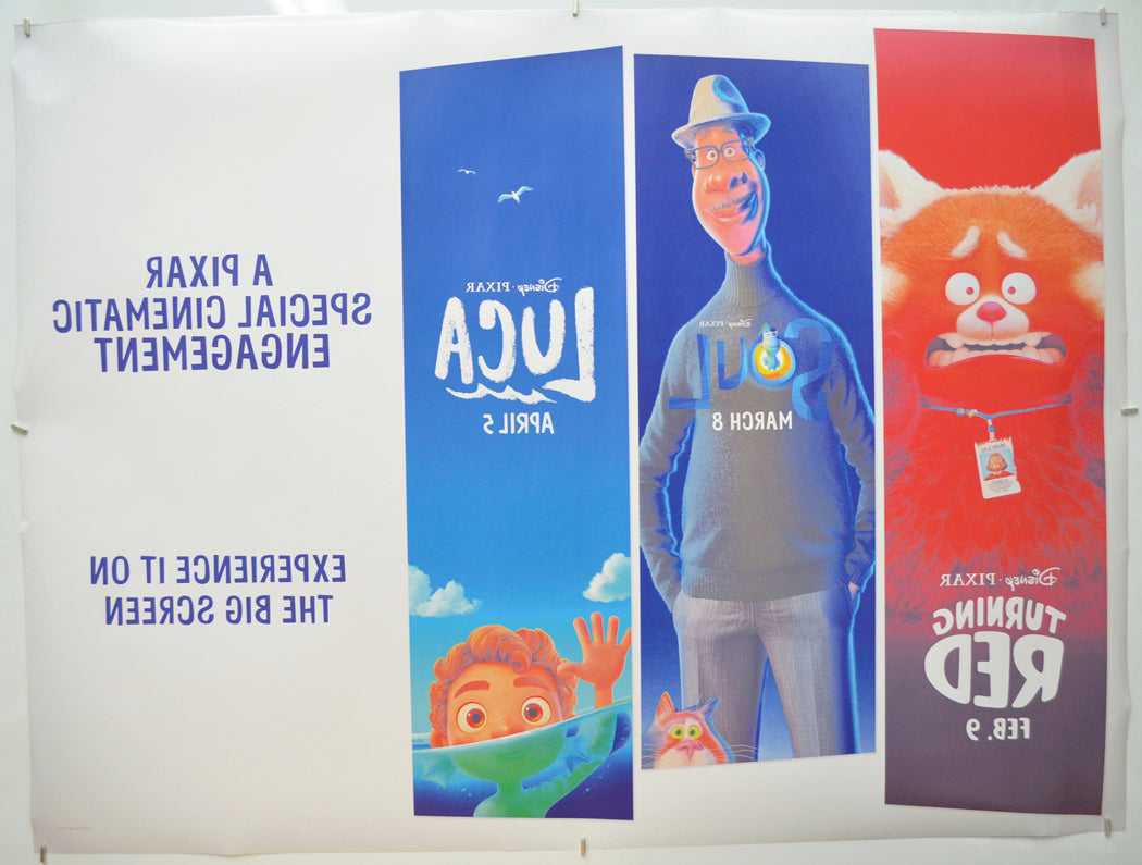 PIXAR SPECIAL CINEMA SCREENINGS POSTER (Back) Cinema Quad Movie Poster