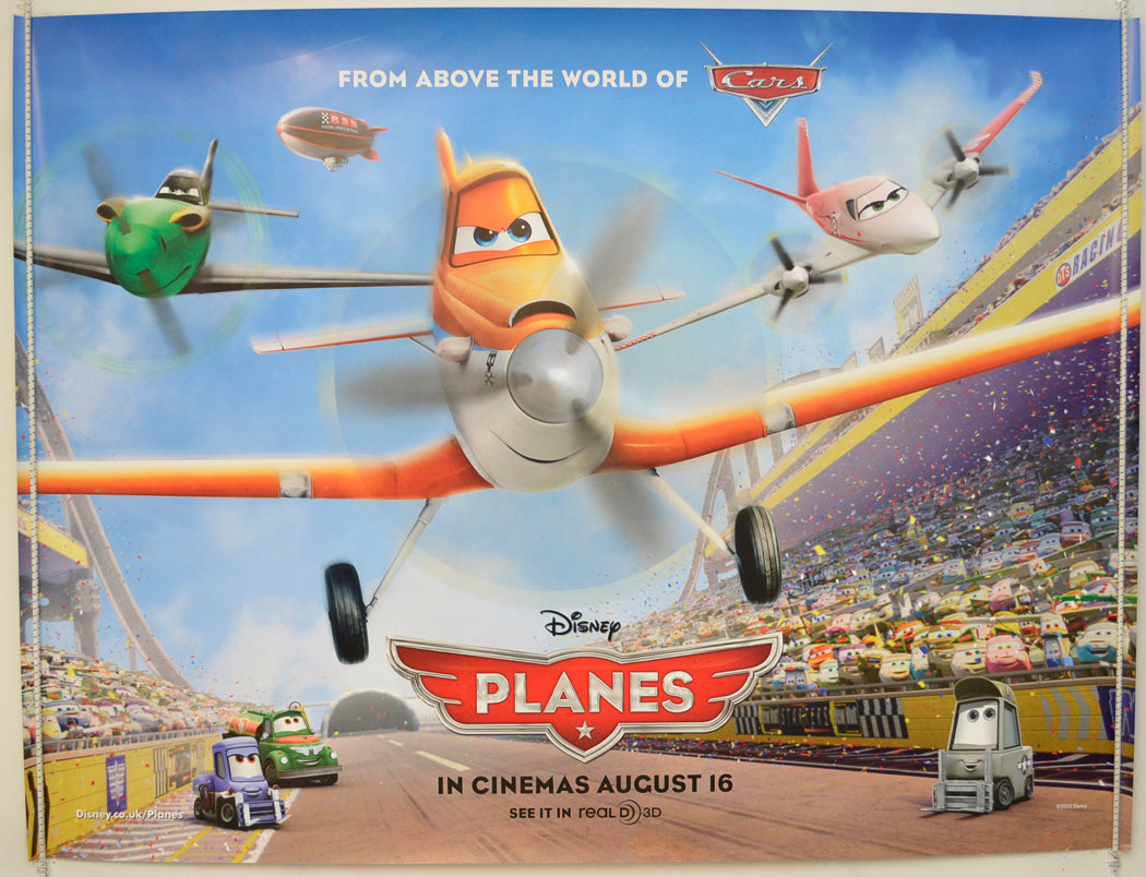 Planes (DUSTY Teaser / Advance Version) Original Quad Poster - Film Poster - Movie Poster