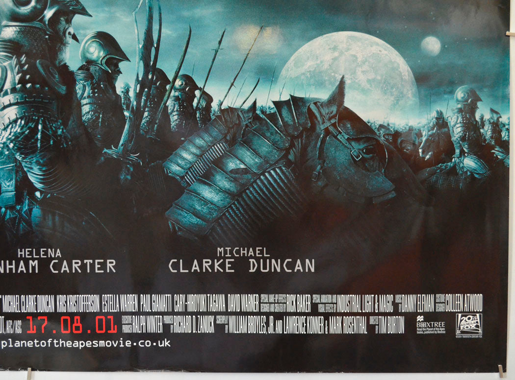PLANET OF THE APES (Bottom Right) Cinema Quad Movie Poster