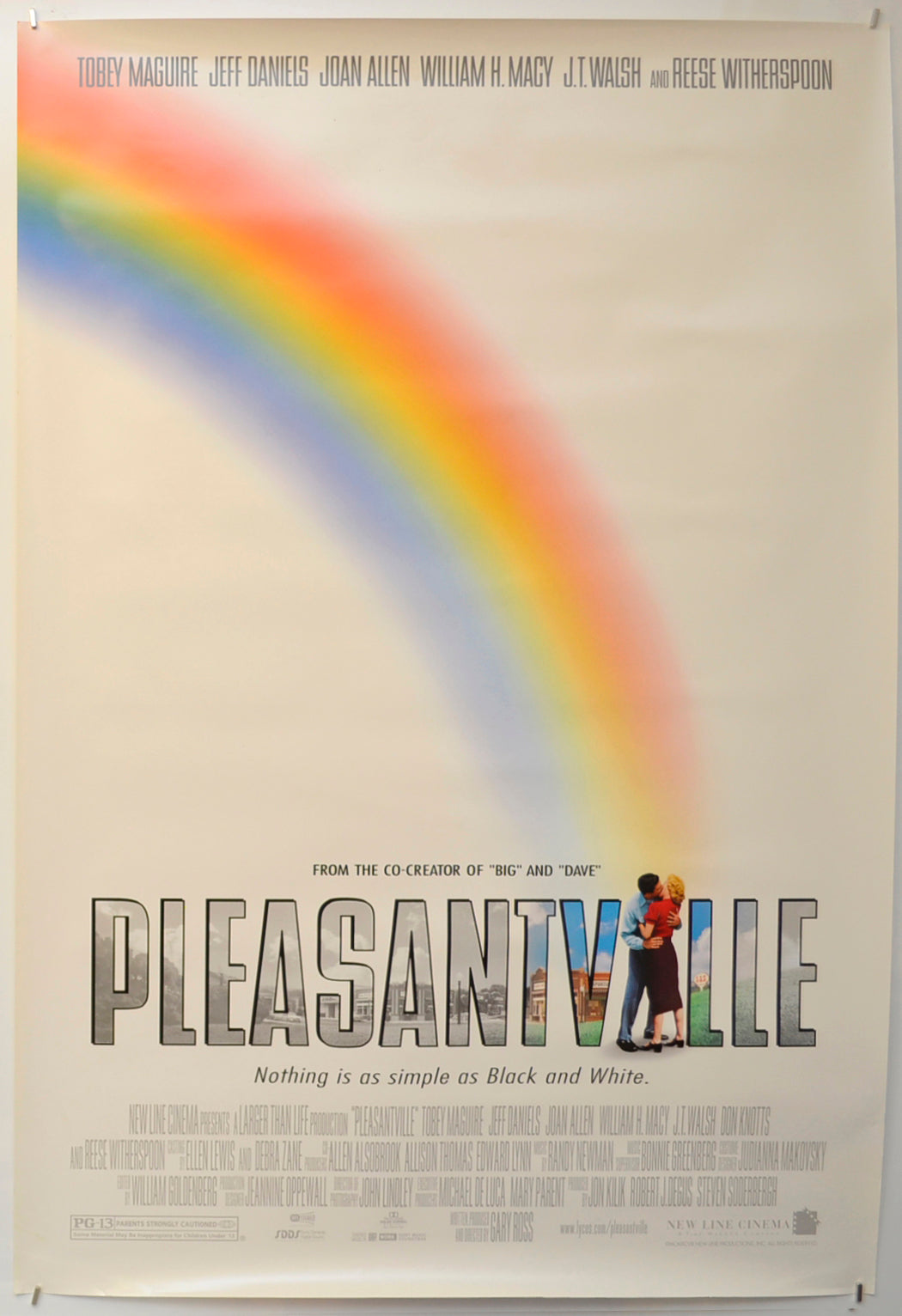 Pleasantville Original One Sheet Poster - Film Poster - Movie Poster