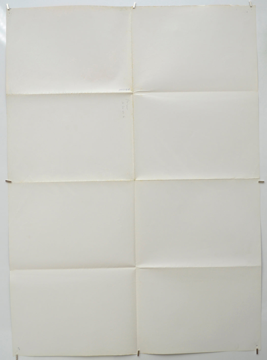 POISON (Back) Cinema One Sheet Movie Poster