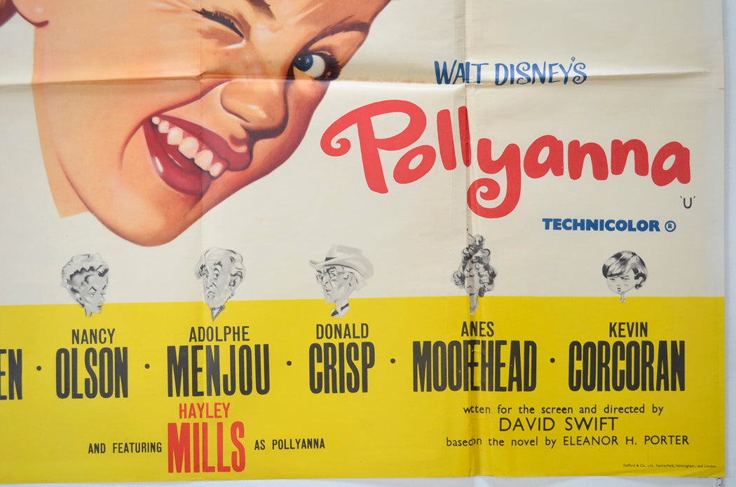 POLLYANNA (Bottom Right) Cinema Quad Movie Poster