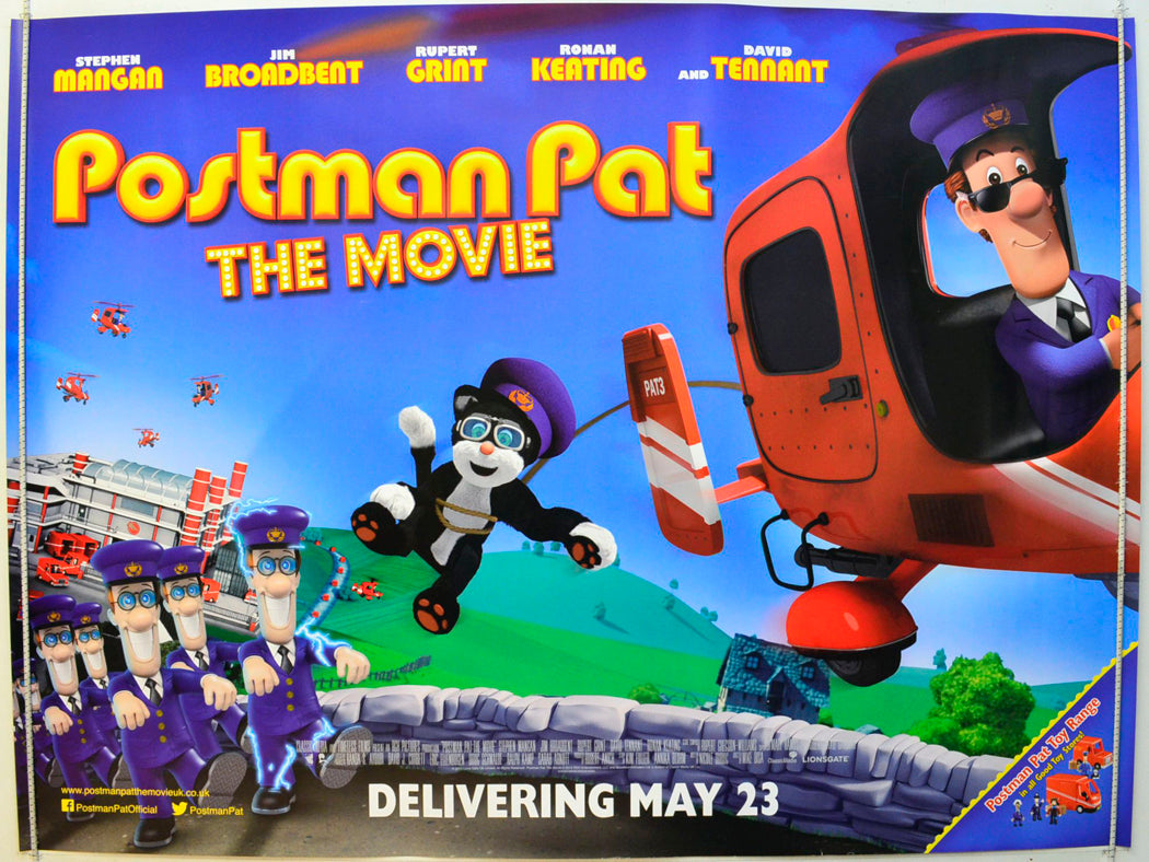 Postman Pat : The Movie Original British Quad Poster - Film Poster - Movie Poster