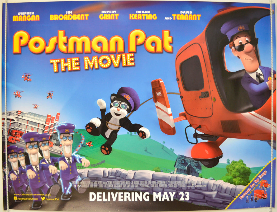 Postman Pat : The Movie Original Quad Poster - Film Poster - Movie Poster