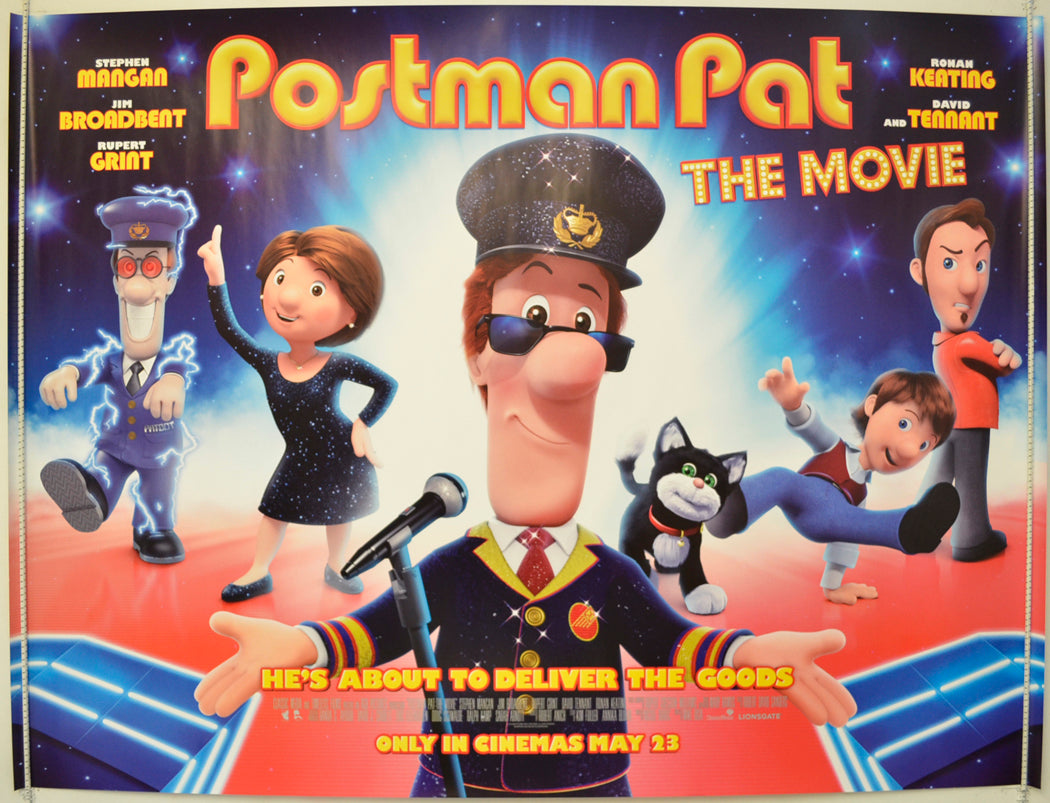 Postman Pat : The Movie (Teaser / Advance Version) Original Quad Poster - Film Poster - Movie Poster
