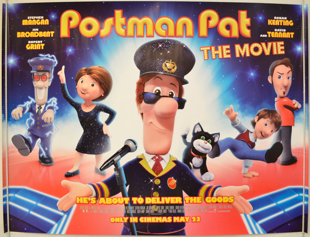 Postman Pat : The Movie (Teaser / Advance Version) Original Quad Poster - Film Poster - Movie Poster