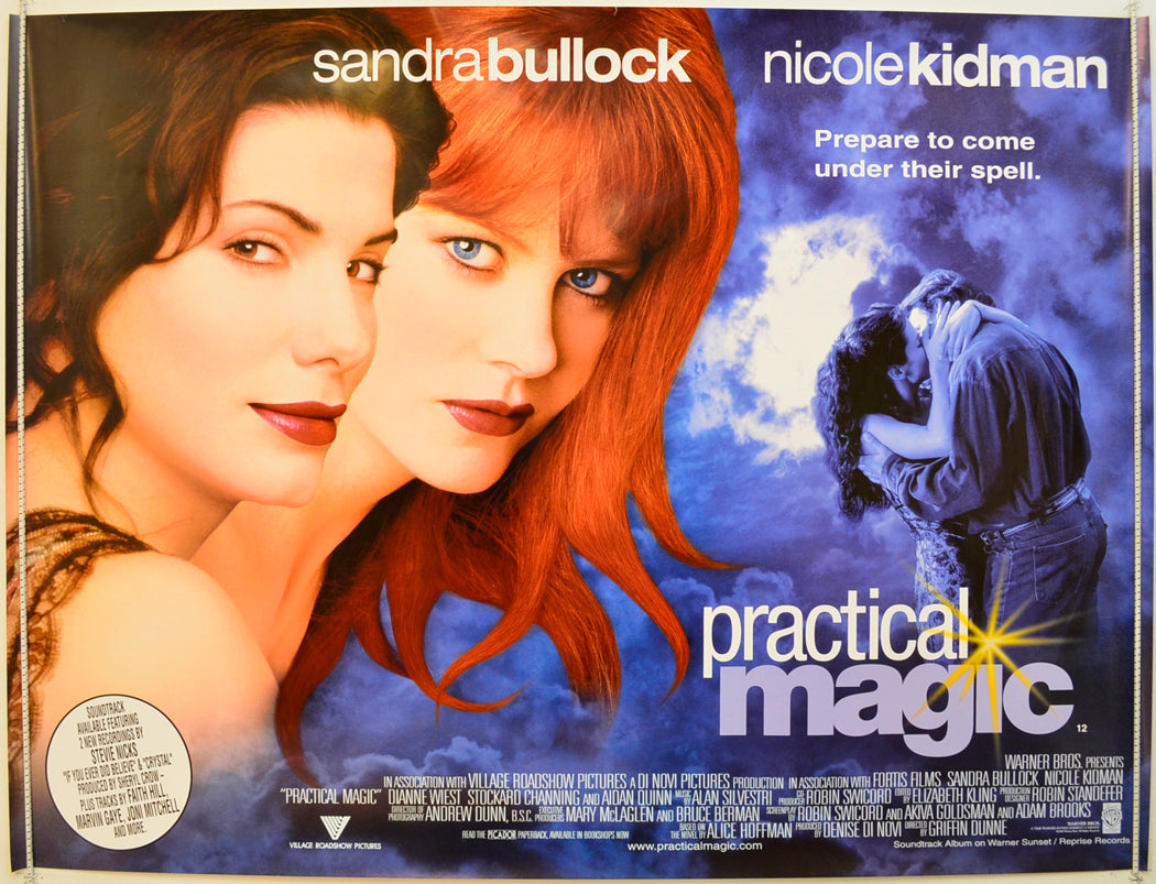 Practical Magic Original Quad Poster - Film Poster - Movie Poster