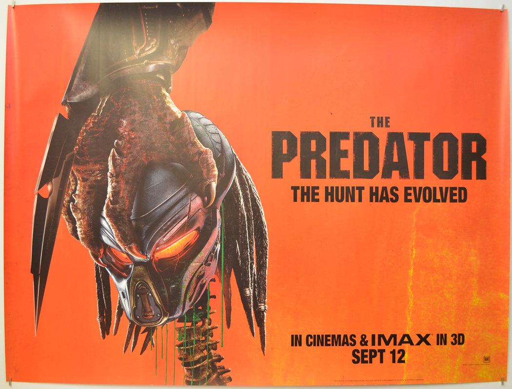 The Predator (Teaser / Advance Version A) Original Quad Poster - Film Poster - Movie Poster