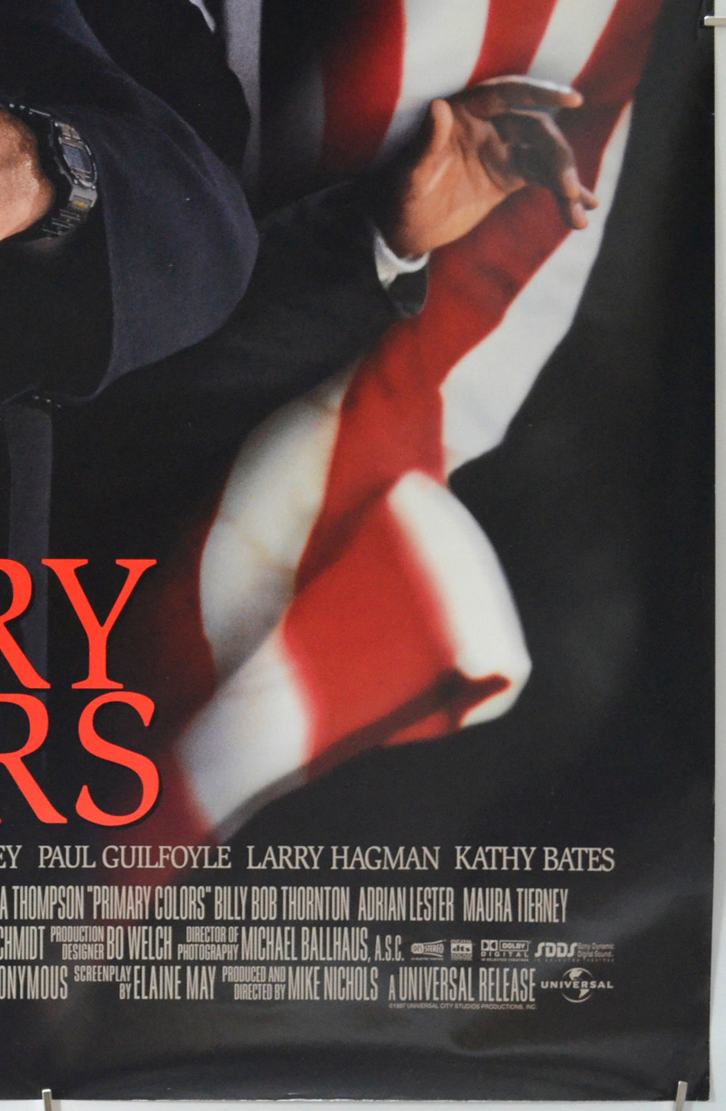 PRIMARY COLORS (Bottom Right) Cinema One Sheet Movie Poster